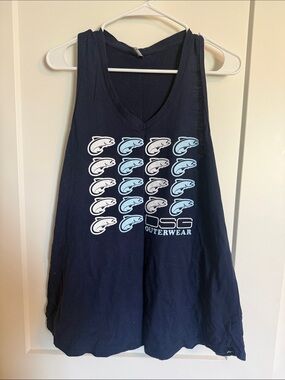 DSG Navy Graphic Tank Top